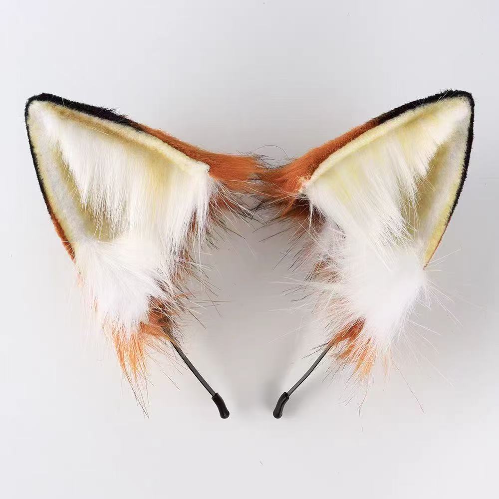 Cosplay Nick Fox Ears Headband Rabbit Ears Hairband Comic Convention Children's Performance Props