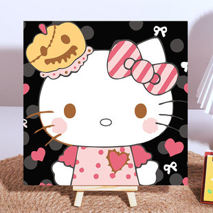 Трансграничная цифровая живопись Crayon Crayon Shinchan Diy раскраска детская масляная живопись милая в соответствии с цифровым производителем живописи