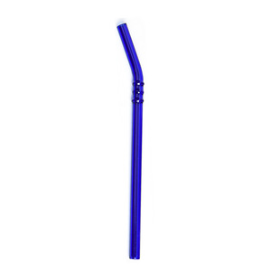 Heat-resistant bamboo glass straw borosilicate glass color straw pregnant women and children juice drink factory direct sales