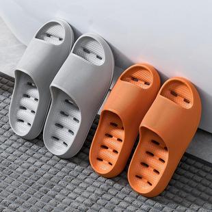 eva slippers thick bottom non-slip bathroom bath deodorant summer household leaking hollow indoor shit feeling wholesale shoes