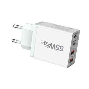 55W Multi-port USB Mobile Phone Charger New Dual PD20W Dual USB Adapter Cross-border Hot Selling Fast Charging Head