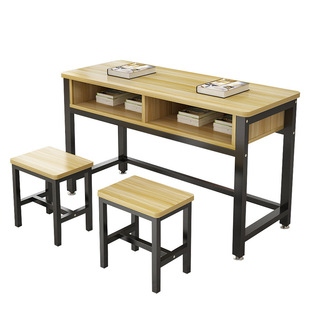 Desks and chairs tutorial training small dining table tutor table full set of double desk children's writing table factory foreign trade wholesale