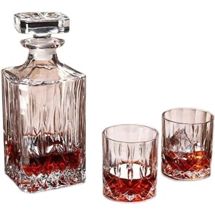 Wholesale Glass Red Wine Bottle Decanter Household Wine Empty Bottle Decanter Wine Bottle Wine Storage European Style suit