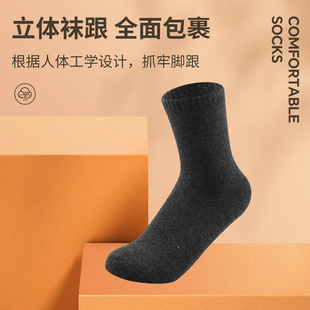 Autumn and Winter thickened men's socks Terry mid-calf napping winter men's socks warm cold-proof men's mid-calf warm socks wholesale