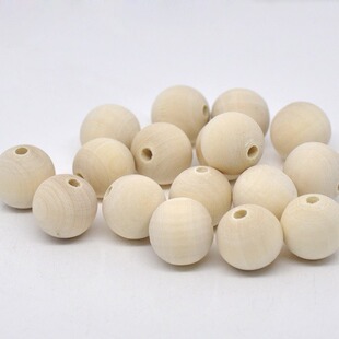 Factory Direct sales natural color round small hole Hemu beads simple solid color beads handmade diy accessories wholesale