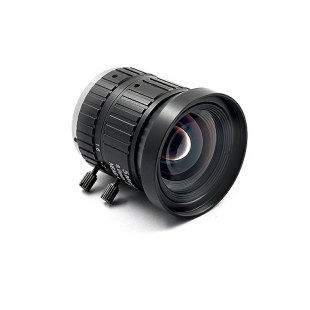 8mm Fixed FoCus C Mouth Industrial Camera Lens 2/3 &quot; Manual Aperture 5MP AC Channel Road Bayonet Image Analysis