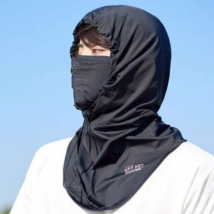 Солнцезащитная маска для лица мужского пола, покрывающей все лицо, шея, езда, спорт, висячие уши, тюрбан, маска, шея для мужчин и женщин