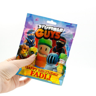 Cross-border tripping guy 24 blind bag disassembly music cartoon game peripheral hand-made decoration card toy