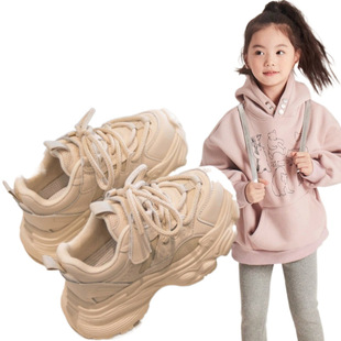 Girls Shoes 2025 New Spring and Autumn Children's Shoes sneaker Spring Girls Torre Shoes Breathable Mesh Big Children