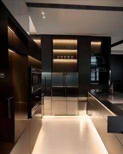 Stainless Steel Cabinet Wine Cabinet Wardrobe Balcony Cabinet Bathroom Cabinet Scratch-resistant Solid Countertop Niches Screen Full-house High-set