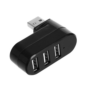 Мини USB2.0 трехпортный концентратор HUB 7 слово поворот три порта док-станция USB делитель ноутбук