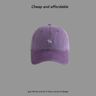 Original 2025 Spring New Percent Outdoor Mountaineering Cap Couple Retro Face Small Baseball Cap
