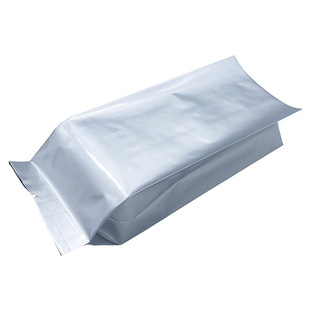 Factory Direct supply pure aluminum organ bag aluminum foil back seal three-dimensional vacuum bag tea packaging bag coffee powder middle seal bag