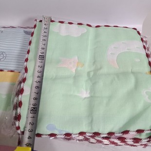 Cotton square towel multi-layer small towel kindergarten towel gauze handkerchief cotton small square towel saliva towel wholesale