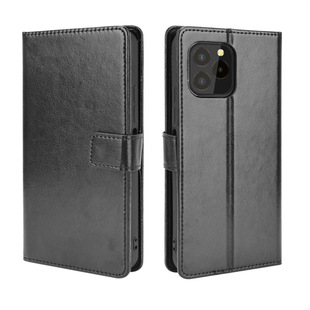 Применимо к ouqi Oukitel C21 Pro Чехол для мобильного телефона карточка Флип кожаный чехол Crazy Horse узор ремешок защитный чехол