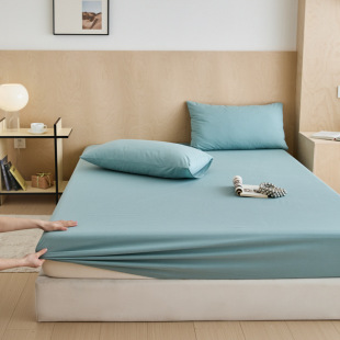 Cotton Bed Cover Single Piece 100 Cotton Simmons Mattress Protector Full Cover Bed Cover Bed Cover 2025 New 3