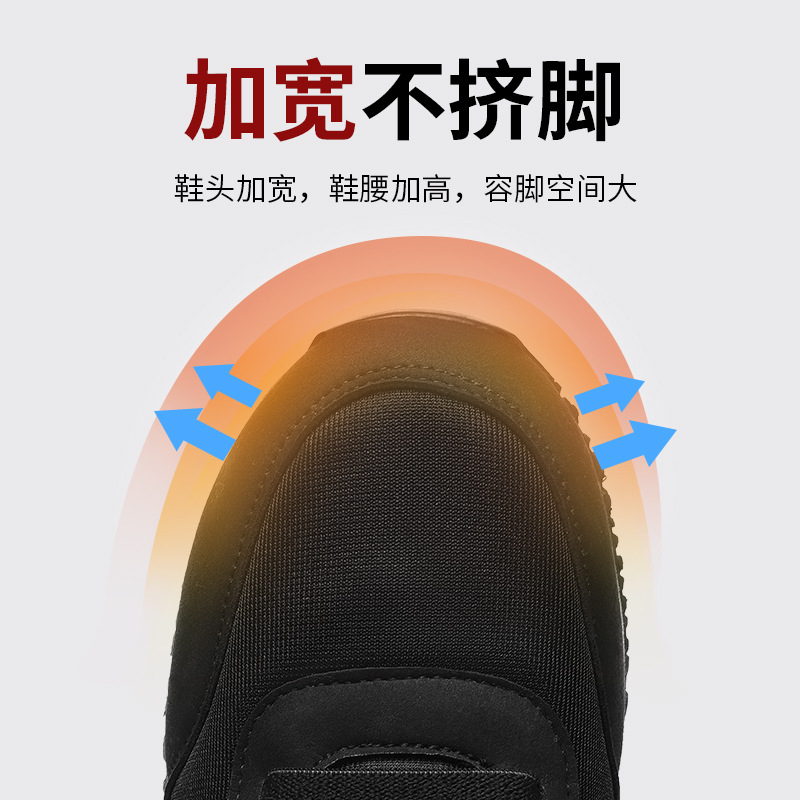 春秋款老人鞋软底防滑中老年健步鞋新款轻便休闲爸爸鞋妈妈鞋棉鞋