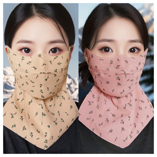 Cross-border Autumn and Winter Outdoor Short Eye Corner 3D Stereo Mask Men's and Women's Fashion Opening Riding Breathable Warm Mouth