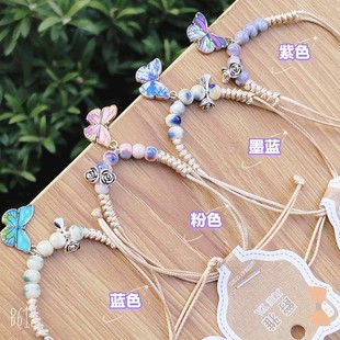 New Ceramic Ethnic Style Bracelet Personalized All-match Handmade Woven Vintage Jewelry Wholesale Free Shipping