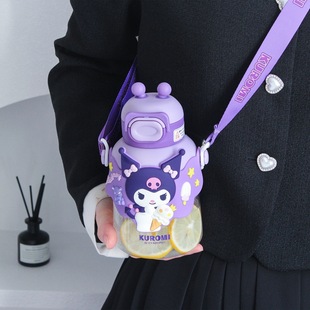 Sanrio Yugui Dog Hello Kitty coolomi, детская пластиковая чашка для воды, устойчивая к падению, большая емкость, школьный чайник с большим животом