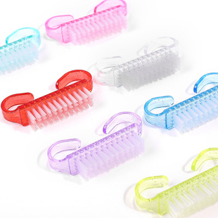 Nail art cleaning tools horn brush translucent nail brush hard dust brush small size horn brush to remove dust