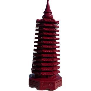 Cinnabar 13-story Wenchang Tower ornaments imperial sand Wenchang Tower purple gold ornaments factory wholesale can be a generation of hair