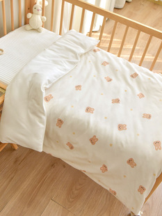 Newborn baby pure cotton class a quilt cover kindergarten baby washable 1.2m quilt cover single piece Children 1.5m quilt sheet