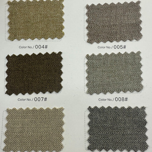 Polyester hemp herringbone 240G woven stretch polyester hemp blended fabric fashion suit pants suit skirt fabric