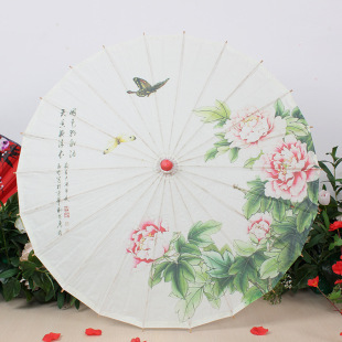 Chinese-style Umbrella Wedding Arrangement Props Umbrella Antique Props Stage Background Sign-in Desk Decoration Oil Paper Umbrella Ceiling Decoration