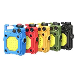 Outdoor Mini keychain light multi-gear adjustable portable lighting flashlight floodlight magnetic suction work light in stock wholesale