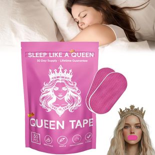Queen Tape for Sleep, Queen Sleep Tape 30 strips breathable, gentle and non-hydrating