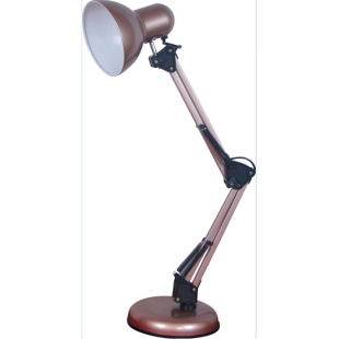 LED Eye Protection Learning Iron Table Lamp Folding Long Arm Simple Table Lamp American Living Room Bedroom Swing Arm Vertical Table Lamp