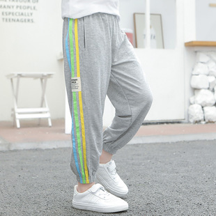 Girls' Pants Summer Thin Children's Anti-mosquito Pants Large Children's Casual Sports Pants Little Girl's Outer Wear Pants