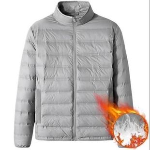 Anti-season fat man light down cotton-padded jacket men's ultra-thin lightweight thin plus fat plus large size fat man new