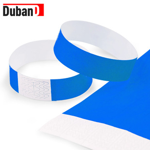 Anti-counterfeiting DuPont paper disposable wristband waterproof wristband entrance roll children adult play tickets party color
