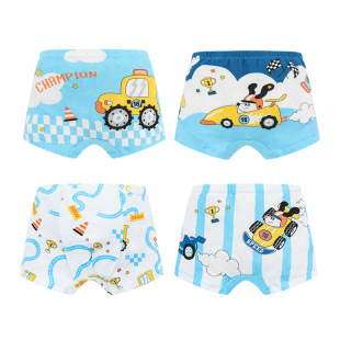 Boys' Underwear Cotton Class A Cotton Baby Children's Boxer Shorts Boxer Shorts Summer Breathable Children's Underwear