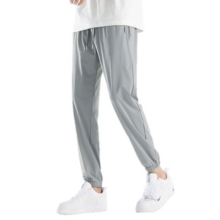 Quick-drying Sports Pants Men's Pants Summer New Ice Silk Breathable Draping Straight Casual Pants Men's Running Fitness Pants