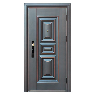 Anti-theft door Household safety door entrance door entrance door steel door alloy copper Villa fingerprint lock smart door