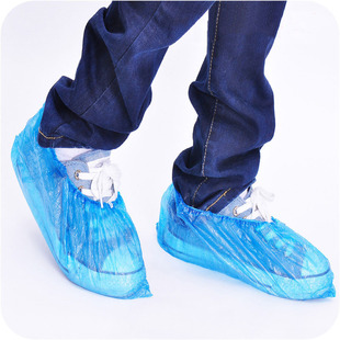 SOURCE Factory disposable shoe cover 100 PCs CPE shoe cover extra large thickened household waterproof rainy day plastic cover