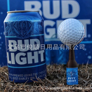 2023 cross-border new Mini Beer Bottle Golf Tees resin ground plug Bottle factory wholesale