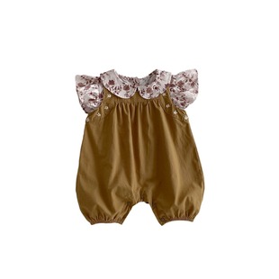 Baby's Summer Two-piece Suit Baby's Sweet Summer Floral Shirt Pants Two-piece Suit