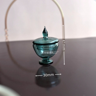Keding Retro Dark Green Miniature ins Model Mini ob11 Scene dollhouse Toy Doll House Ornaments
