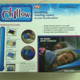 TV product Chillow pillow summer cooling ice pillow sleeping ice pillow manufacturer in stock ice pad