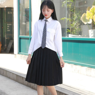 Autumn class uniform college style Korean style school uniform for high school students fashionable loose student dress graduation class uniform ins Hong Kong style