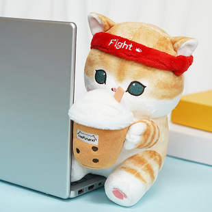 Подлинный mofusand Cat Fusandi Shark Cat Рабочая серия плюшевых кукол милые мультипликационные куклы
