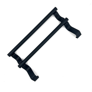 Stainless Steel Double-Layer Towel Rack Without Punching Household Towel Hanging Rod Kitchen Cabinet Door Back Rag Rack Wholesale