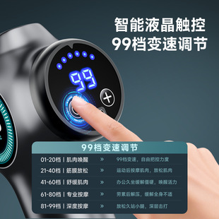 2024 новый фасциальный пистолет для зарядки мини-профессиональный уровень 99 передач электрический массажер для расслабления мышц подарки оптом