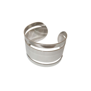 European and American fashion metal multi-layer arm ring bracelet simple personality design sense bracelet temperament cold style bracelet wholesale