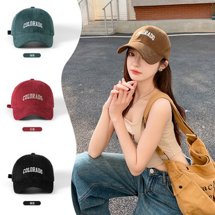 Baseball Cap Men's and Women's 2025 New Hats Wide Brim Big Head Ware Cap Showcase Small Sunscreen Hat