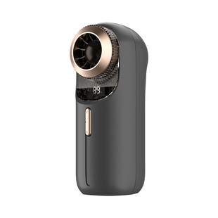2025 New F96 Handheld Fan Mini Digital Display Handheld Portable Charging High Wind Travel Small Fan